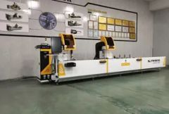 Automatic CNC Window Door Making UPVC Window Machine Double Head Cutting Saw Machine - Image 6