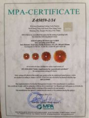 certification certificate of Xuzhou Perfect Tools Co., Ltd. – certificate photo, supplier certificates section