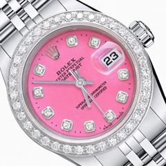 Rolex Datejust 69174 26mm Love Pink Diamond Dial Steel Gold Women's Watch (BOSSLADY ONLY) - Image 1