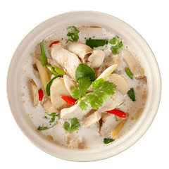 Tom Kha Gai Suppe Shelf Life 18 Monate Packaging 2,5 kg - 5 kg PP Eimer Ingredients Kokosnussmilch, Hähnchenfleisch, Tomaten - Image 1
