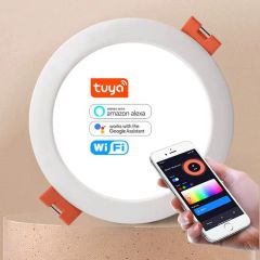 Smart RGBW Dimmable LED Panel Light with Adjustable Color Temperature - Image 5