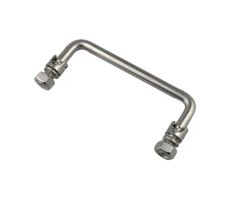 Folding Pull Handle for Furniture Stainless Steel Tool Box Type Latch Material Steel Model NO. WD1603 HS Code 8481804090 - Image 1