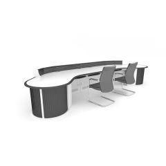 Modern Monitoring Tables Control Room Application Computer Work Desk Console - Image 1