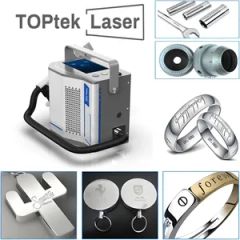 Direct Sale Agent Price 20W 30W Max Laser Source Air Cooling Handheld Fiber Laser Marking Machine for Copper Stainless Steel Alumi - Shandong Toptek Import and Export Co., Ltd