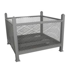 General-Purpose Steel Wire Mesh Storage Cage for Scaffolding Fittings Storage - Image 4
