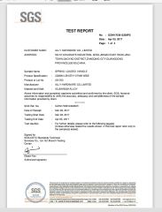 door handle certificate from ZHAO QING ALLY HARDWARE CO., LIMITED