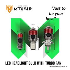 Universal LED Headlight Bulb with Turbo Fan Motorcycle Accessories - Image 3