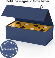 Best-Selling Magnetic Closure Foldable Gift Box - Multi-Event Holiday Packaging - Image 2
