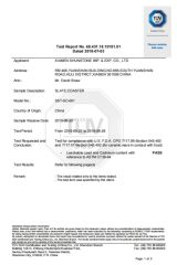 CA65 certificate from XIAMEN SHUNSTONE HOMEWARE CO., LTD.