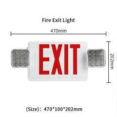 Adjustable LED Lamps Exit Emergency LED Light Combos Origin China Trademark None Battery Type Acid Model NO. 2025102701 Certification CE, RoHS - Image 4
