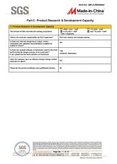 SGS certificate from Kunshan Bova Plastic Co., Ltd.