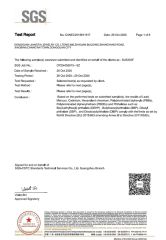361L Stainless Steel Certificate certificate from Dongguan Jiang Titanium Jewelry Co., LTD