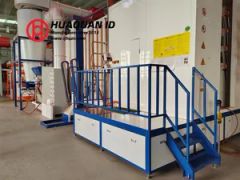 Safe Powder Color Matching Experimental Spray Booth with Emergency Stop Button Security - Image 5