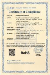 certificate certificate from Quanzhou Chorus Technology Co., Ltd.