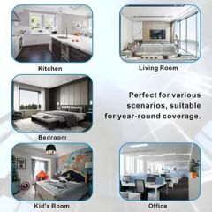 UV Protection Self-Adhesive Building Glass Decorative Window Film - Image 6