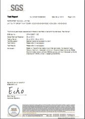 Test Report of Flex 3D filament certificate from Guangzhou Yousu3D Technology Co., Ltd.