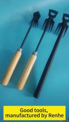 Chinese Factory Customizable Farming Weeding Tool Small Garden Hoe with Handle - Image 1