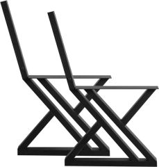 18 Inch Triangular Metal Chair Bench Leg Strap Support Bracket - Image 1