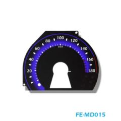 Screen Printing PC Car Dashboard Faceplate Dial MD015 Shape 2D Material PC Origin China Type Auto Meter Kind - Image 1