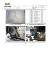 SGS certificate from Changsha Ido Leisure Industry Co., Ltd.