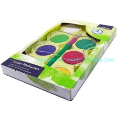 Crelando-8 Jumbo Water Color Cakes 12Color Plastic Art Paints Customized 15D Sample MOQ100 - Image 3