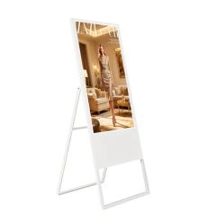 4K Android/Windows OS 43 Inch Free Stand Indoor Advertising LCD Poster Kiosk Player - Image 1