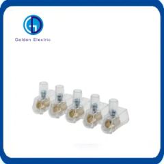 Transparent Terminal Strip Jh Series PC Material Terminals OEM Accept Current 5A Pole 5 Pole Origin China Sample Accept Shape - Image 1