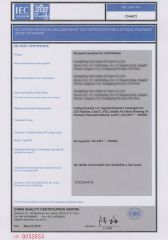 IECC certificate from Jiangmen Xinghong Lighting Co., Ltd.
