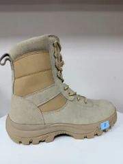 Two-tone Khaki Combat Tactical Boots Color Khaki Origin Hebei Gender Unisex Element combat Toe Style Round Season - Image 2