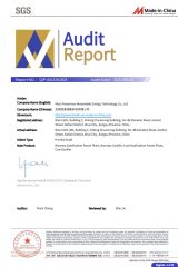 SGS certificate from Wuxi Powermax Renewable Energy Technology Co., Ltd