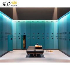 Staff Locker Box Cabinet Changing Room HPL Beach Storage Lockers Shelf - Image 6