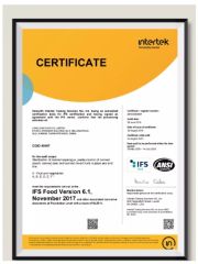 ISF certificate of Xiamen Long Xian Trade Co., Ltd. – certificate photo, supplier certificates section