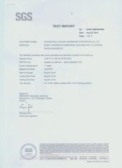 SGS TEST certificate from GUANGZHOU LICHUAN HARDWARE ENTERPRISE CO.,LTD.