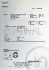 ITS inspection report certificate from QUANZHOU LONGHUA TRADING CO., LTD.