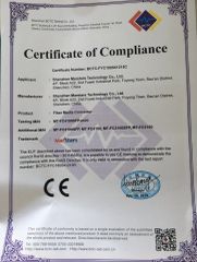 RoHS Media Converter certificate from Shenzhen Longxing Industrial Co., Ltd.