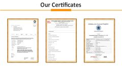 Outstanding Certificate certificate from Outstanding Design & Manufacture Co., Ltd.