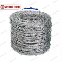 Traditional Barbed Wire 310 2.2-2.7mm 75-100mm Gap 350Tensile SKYHALL Galvanized 1Y - HEBEI SKYHALL GLOBAL CO., LTD