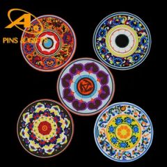 Home Decoration Promotional Gifts Soft Kitchenware in Square Shape PVC Rubber Coaster Set Bar Mat with Logo Kitchen Accessory - Image 4