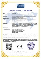 CE1 certificate from Jiangmen Xinghong Lighting Co., Ltd.