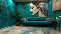 Patina Painting Service Texture Aged And Weathered Aesthetic Style Vintage-inspired Application Method Wall Painting Material Type Specialized - Image 3