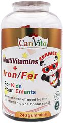Canvita Kid’s Halal Multivitamins plus Iron Gummy (240 gummies/bottle) all multivitamins for kids for daily use - Image 3