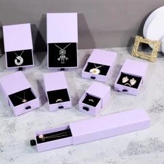 Jewelry Storage Box Custom Logo Square Pattern in Carton Packing - Image 5