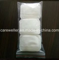 100% Cotton Material Cosmetic Pad Age Adult Sterile No Color White Origin China Folded Folded Trademark OEM Material - Image 2