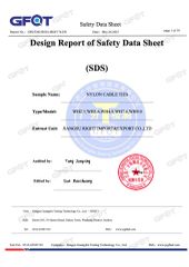 MSDS certificate from Jiangsu Right Import&Export Co., Ltd.