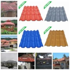 Asa Synthetic Resin Roof Tile for Beach Villas Width 1040mm HS Code 392590 Model NO. R1040 Size 1040*5800mm Color - Image 1