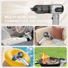 High Power Rechargeable Mini Portable Vacuuming Blower Handheld Cordless Car Vacuum Cleaner - Image 4
