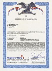 Our certificates certificate from Weifang Xinyu Steel Structure Engineering Co., Ltd.