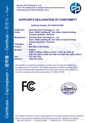 FCC Certificate certificate from Shenzhen Heqi Technology Co., Ltd