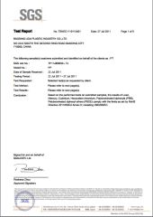 SGS Certificate for PP Sheet certificate from Baoding Lida Plastic Industry Co., Ltd.