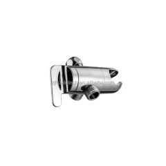 Adjustable Shower Arm Bracket with 4-Setting Diverter for Heads - Image 2
